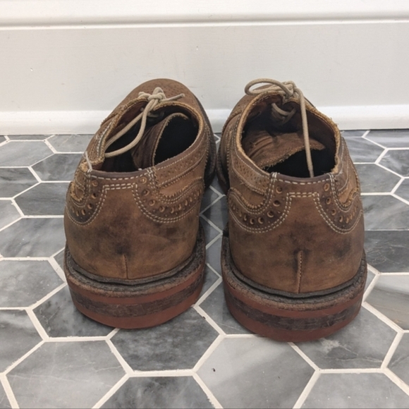 Allen Edmonds Strandmok Men\'s Brown Leather Oxford Dress Shoes Size 11D